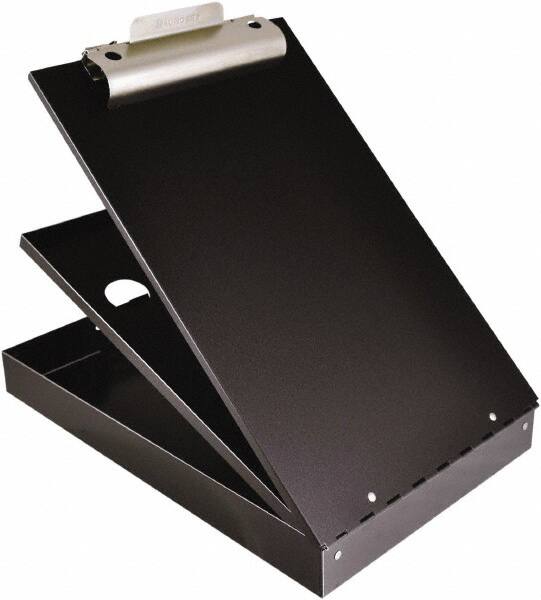 Saunders - 2-3/4" Long x 9" Wide, Clip Board - Black - Exact Tooling