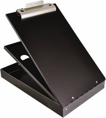 Saunders - 2-3/4" Long x 9" Wide, Clip Board - Black - Exact Tooling