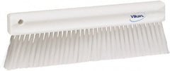 Vikan - Polyester Counter Brush - 2" Bristle Length, 11" Long x 1-1/4" Wide Head, White - Exact Tooling