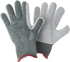 Ansell - Size S, ANSI Cut Lvl A5, Abrasion Lvl 5, Cut Resistant Gloves - Gray - Exact Tooling