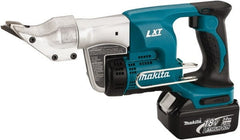 Makita - 2,800 SPM, Pistol Grip Handle, Handheld Cordless Shear - 18 Gauge Cutting Capacity - Exact Tooling