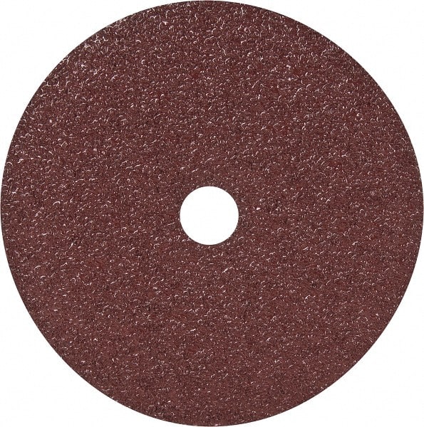 3M - 7" Diam 7/8" Hole 36+ Grit Fiber Disc - Very Coarse Grade, Ceramic, 8,600 Max RPM, Series 982C - Exact Tooling