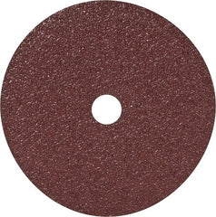 3M - 7" Diam 7/8" Hole 36+ Grit Fiber Disc - Very Coarse Grade, Ceramic, 8,600 Max RPM, Series 982C - Exact Tooling