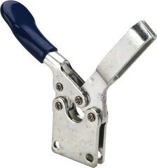 Gibraltar - 200 Lb Holding Capacity, Horizontal Handle, Manual Hold Down Toggle Clamp - 70° Handle Movement, 90° Bar Opening, U-Bar, Straight Base, Carbon Steel - Exact Tooling