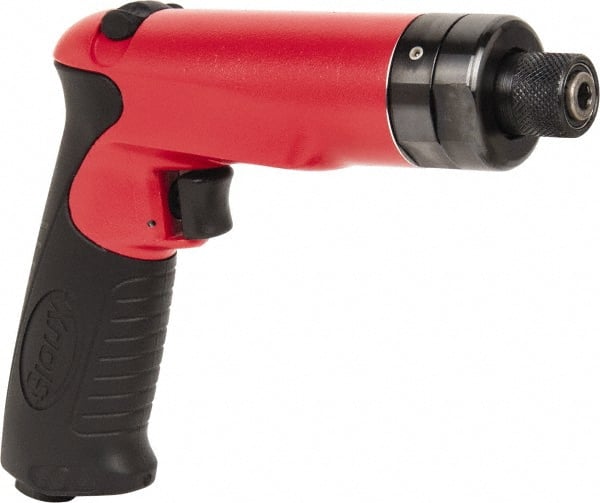 Sioux Tools - 1/4" Bit Holder, 2,500 RPM, Pistol Grip Handle Air Screwdriver - 58 In/Lb Torque, 30 CFM - Exact Tooling