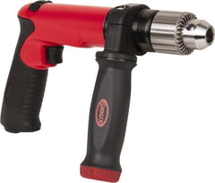 Sioux Tools - 1/2" Reversible Keyed Chuck - Pistol Grip Handle, 700 RPM, 14.16 LPS, 30 CFM, 1 hp - Exact Tooling
