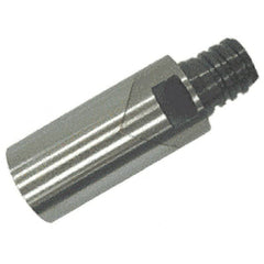 Iscar - T10 Connection to Tip, T10 Connection to Shank, Milling Tip Insert Threaded Extension - 1.5 Inch Extension Length, 0.5984 Inch Max Diameter, Multimaster Series - Exact Tooling