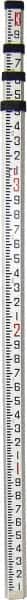 Johnson Level & Tool - Optical Level Aluminum Grade Rod - 4 Sections, 13 Ft. Overall Length - Exact Tooling