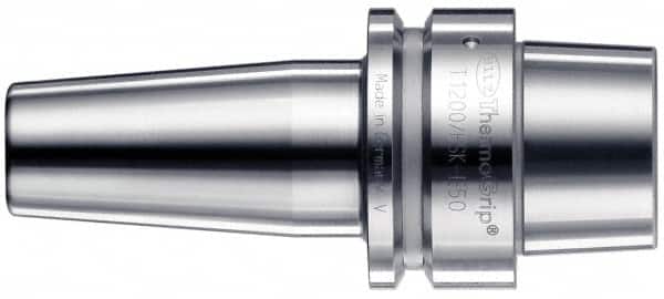 Bilz - 1/4" Hole Diam, HSK40E Taper Shank Shrink Fit Tool Holder & Adapter - 80.01mm Projection, 20.98mm Nose Diam, 35.99mm Clamping Depth, 25,000 RPM, Through Coolant - Exact Tooling