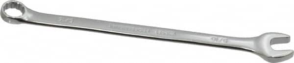 Proto - 5/16" Offset Combination Wrench - 15° Offset Angle, 5-27/64" OAL, Steel, Chrome Finish - Exact Tooling