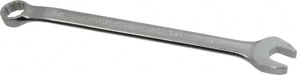 Proto - 3/8" 12 Point Combination Wrench - 15° Offset Angle, 6-1/4" OAL, Steel, Chrome Finish - Exact Tooling