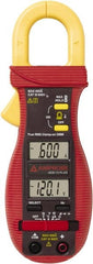Amprobe - 3086905, CAT III, Digital True RMS HVAC Clamp Meter with 1.0236" Clamp On Jaws - 600 VAC/VDC, 600 AC Amps, Measures Voltage, Continuity, Current, Frequency, microAmps, Resistance, Temperature - Exact Tooling