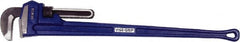 Irwin - 48" Cast Iron Straight Pipe Wrench - 6" Pipe Capacity - Exact Tooling