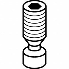 Kennametal - Torx Cap Screw for Indexables - M2.5 Thread, For Use with Inserts - Exact Tooling