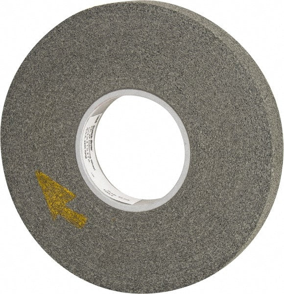 3M - 8" Diam, 1" Face Width, 3" Center Hole, Fine Grade, Silicon Carbide Deburring Wheel - Convolute, Extra Hard Density 9 Grade, 4,500 RPM - Exact Tooling