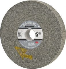 3M - 6" Diam, 1" Face Width, 1" Center Hole, Fine Grade, Silicon Carbide Deburring Wheel - Convolute, Hard Density 11 Grade, 6,000 RPM - Exact Tooling