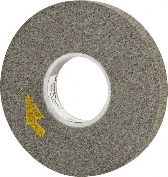 3M - 8" Diam, 1" Face Width, 3" Center Hole, Fine Grade, Silicon Carbide Deburring Wheel - Convolute, Hard Density 11 Grade, 4,500 RPM - Exact Tooling