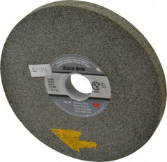 3M - 6" Diam, 1/2" Face Width, 1" Center Hole, Fine Grade, Silicon Carbide Deburring Wheel - Convolute, Hard Density 11 Grade, 3,000 RPM - Exact Tooling