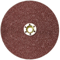 3M - 4-1/2" Diam 36 Grit Fiber Disc - Very Coarse Grade, Ceramic, 13,300 Max RPM, Series 785C - Exact Tooling