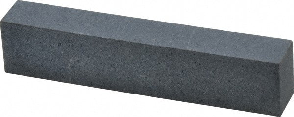 Norton - 3-1/2" Long x 3/4" Wide x 1/2" Thick, Silicon Carbide Sharpening Stone - Rectangle, Fine Grade - Exact Tooling