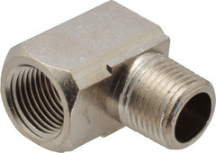 Value Collection - 1/2" Internal Pipe, Brass 90° Street Elbow - FNPT x MNPT - Exact Tooling