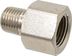 Value Collection - 3/8 x 1/4" Internal Pipe, Brass Adapter - FNPT x MNPT - Exact Tooling