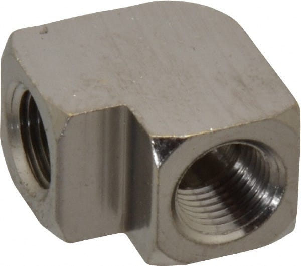 Value Collection - 1/8" Internal Pipe, Brass 90° Street Elbow - FNPT - Exact Tooling