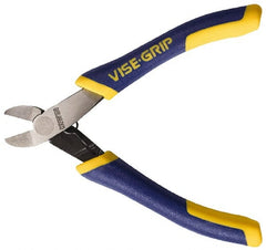 Irwin - 4-1/2" OAL, Diagonal Cutter - 1/2" Jaw Length, Diagonal Head, ProTouch Handle - Exact Tooling