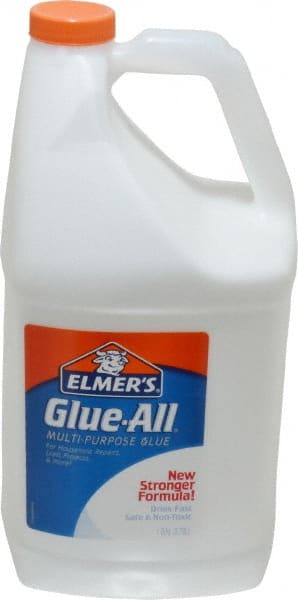 Elmer's - 1 Gal Bottle White All Purpose Glue - 5 min Working Time, Bonds to Ceramic, Fabric, Leather, Paper & Wood - Exact Tooling