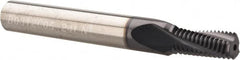 Carmex - 5/16-24 UNF, 0.26" Cutting Diam, 3 Flute, Solid Carbide Helical Flute Thread Mill - Internal Thread, 0.56" LOC, 2-1/2" OAL, 5/16" Shank Diam - Exact Tooling