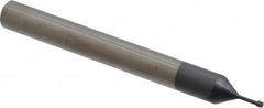 Carmex - M2.2x0.45 Thread, 1/4" Shank Diam, TiAlN Coating, Solid Carbide Straight Flute Thread Mill - 3 Flutes, 2-1/2" OAL - Exact Tooling