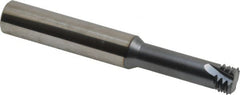 Carmex - M16x2.00 Thread, 1/2" Shank Diam, TiAlN Coating, Solid Carbide Straight Flute Thread Mill - 4 Flutes, 3-1/2" OAL - Exact Tooling