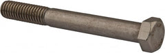 Value Collection - 3/8-16 UNC, 3-1/4" Length Under Head Hex Head Cap Screw - Partially Threaded, Grade 18-8 Stainless Steel, Uncoated, 9/16" Hex - Exact Tooling