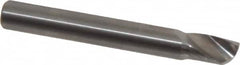 Onsrud - 1/4" Cutting Diam x 3/8" Length of Cut, 1 Flute, Upcut Spiral Router Bit - Uncoated, Right Hand Cut, Solid Carbide, 2" OAL x 1/4" Shank Diam, Single Edge, 22° Helix Angle - Exact Tooling