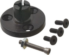 Mitee-Bite - 0.16 to 0.29" Expansion Diam, 250 Lb Holding Force, 2-56 Mounting Screw, 2-56 Center Screw, Mild Steel ID Expansion Clamps - Exact Tooling