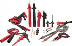 Fluke - 11 Piece, Test Lead Set - 600 Volt Max - Exact Tooling