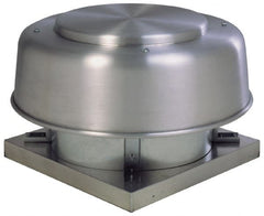 Fantech - 10" Blade, 547 CFM, Direct Drive Axial Roof Exhauster - 1/30 hp, Open Dripproof Enclosure, Downdraft Style, Single Phase, 115 Volts - Exact Tooling