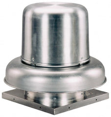 Fantech - 30" Blade, 11,746 CFM, Belt Drive Centrifugal Roof Exhauster - 3 hp, Open Dripproof Enclosure, Downdraft Style, Three-Phase, 208-220/440 Volts - Exact Tooling