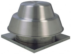Fantech - 8" Blade, 414 CFM, Direct Drive Centrifugal Roof Exhauster - 1/25 hp, Open Dripproof Enclosure, Downdraft Style, Single Phase, 115 Volts - Exact Tooling