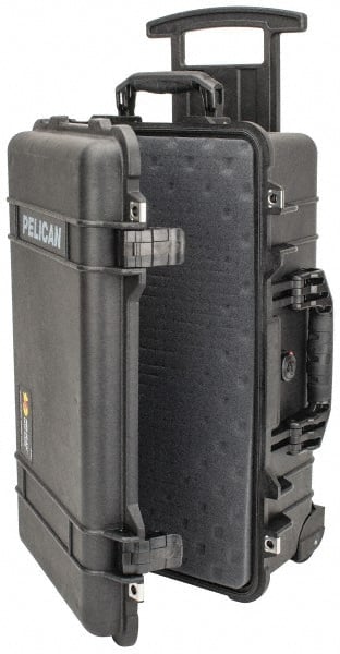Pelican Products, Inc. - 13-13/16" Wide x 13-13/16" Deep x 9" High, Clamshell Hard Case - Black, Polypropylene - Exact Tooling