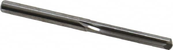 Hertel - 9/64", 140° Point, Solid Carbide Straight Flute Drill Bit - Exact Tooling