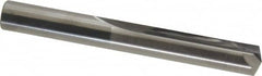 Hertel - 23/64", 140° Point, Solid Carbide Straight Flute Drill Bit - Exact Tooling