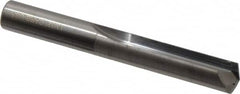 Hertel - 13/32", 140° Point, Solid Carbide Straight Flute Drill Bit - Exact Tooling