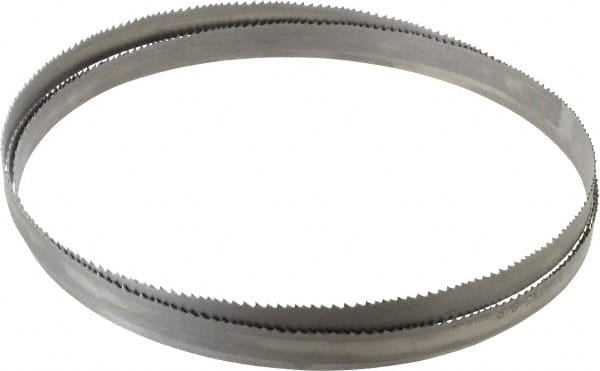 Starrett - 5 to 8 TPI, 9' Long x 3/4" Wide x 0.035" Thick, Welded Band Saw Blade - Bi-Metal, Toothed Edge, Modified Tooth Set, Contour Cutting - Exact Tooling