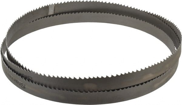 Starrett - 3 to 4 TPI, 10' 6" Long x 1" Wide x 0.035" Thick, Welded Band Saw Blade - Bi-Metal, Toothed Edge, Modified Tooth Set, Contour Cutting - Exact Tooling