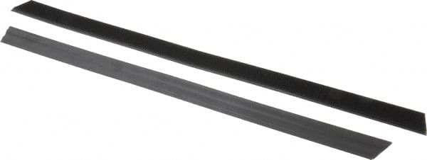 Rubbermaid - 17.1" Long x 1.1" Wide Microfiber Hook & Loop Replacement Set - Black, Hook & Loop - Exact Tooling