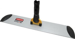 Rubbermaid - 18.1" Long x 3-1/2" Wide Aluminum Dust Mop Frame - Yellow, Quick Connect - Exact Tooling