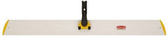 Rubbermaid - 36.1" Long x 3-1/2" Wide Aluminum Dust Mop Frame - Yellow, Quick Connect - Exact Tooling