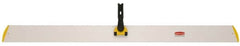 Rubbermaid - 48.1" Long x 3-1/2" Wide Aluminum Dust Mop Frame - Yellow, Quick Connect - Exact Tooling
