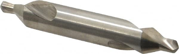 Hertel - #5 Plain Cut 60° Incl Angle High Speed Steel Combo Drill & Countersink - Exact Tooling